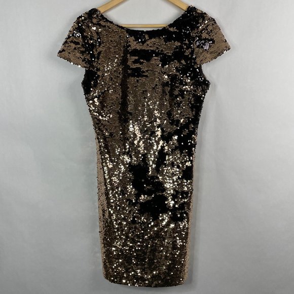 SAM EDELMAN Cap Sleeve Sequin Dress - Picture 2 of 6